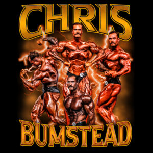 Mens Oversized Heavy Weight Crew - Chris Bumbstead Amber Graphic Design