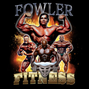Mens Oversized Heavy Weight Hood - Fowler Fitness Graphic Design