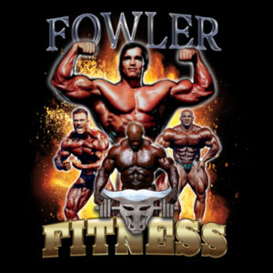 Womens Oversized Heavy Weight Tee - Fowler Fitness Graphic  Design