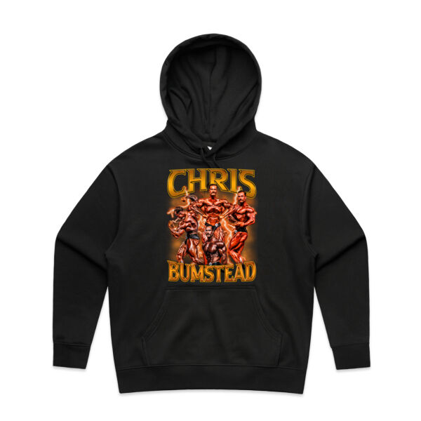 Womens Oversized Heavy Weight Hoodie - Chris Bumbstead Amber Graphic Thumbnail