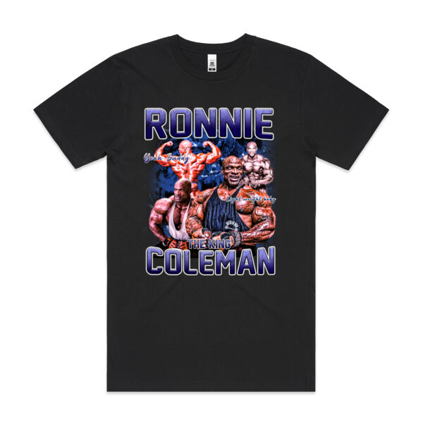 Mens Tee - Ronnie Coleman Graphic Blue Thumbnail