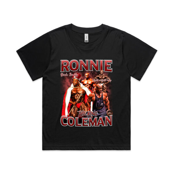Womens Tee - Ronnie Coleman Graphic Red Thumbnail