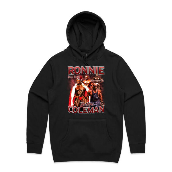 Mens Hoodie - Ronnie Coleman Graphic Red Thumbnail