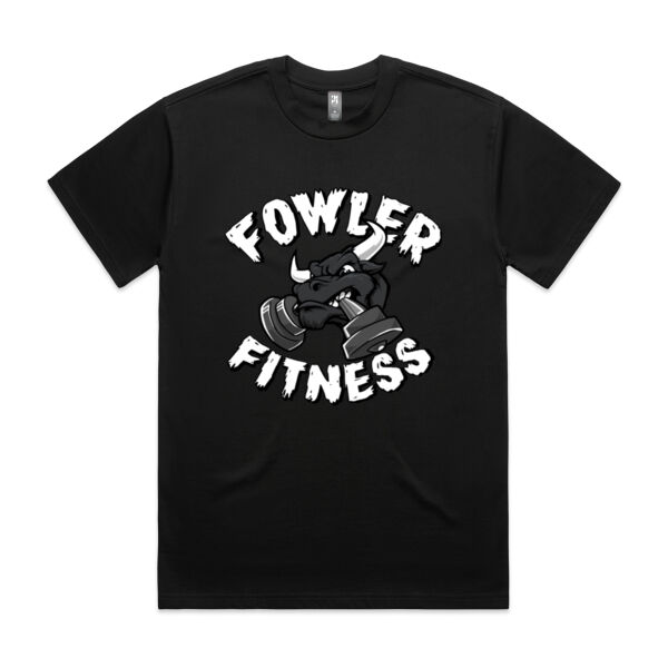 Mens Oversized Heavy Weight Tee - Bull Graphic Thumbnail