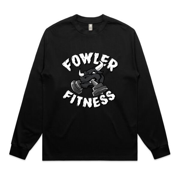 Mens Oversized Heavy Weight Longsleeve - Bull Graphic Thumbnail