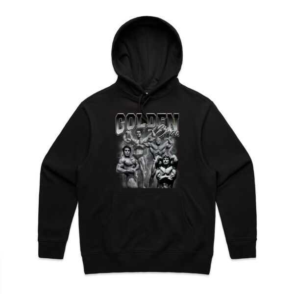 Mens Oversized Heavy Weight Hood - B & W Golden Era  Thumbnail