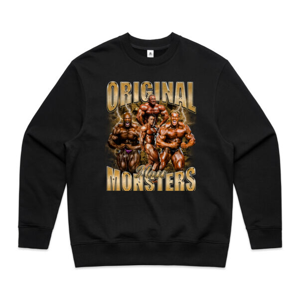 Mens Oversized Heavy Weight Crew - Original Mass Monsters  Thumbnail