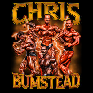Womens Oversized Heavy Weight Crew - Chris Bumbstead Amber Graphic Design
